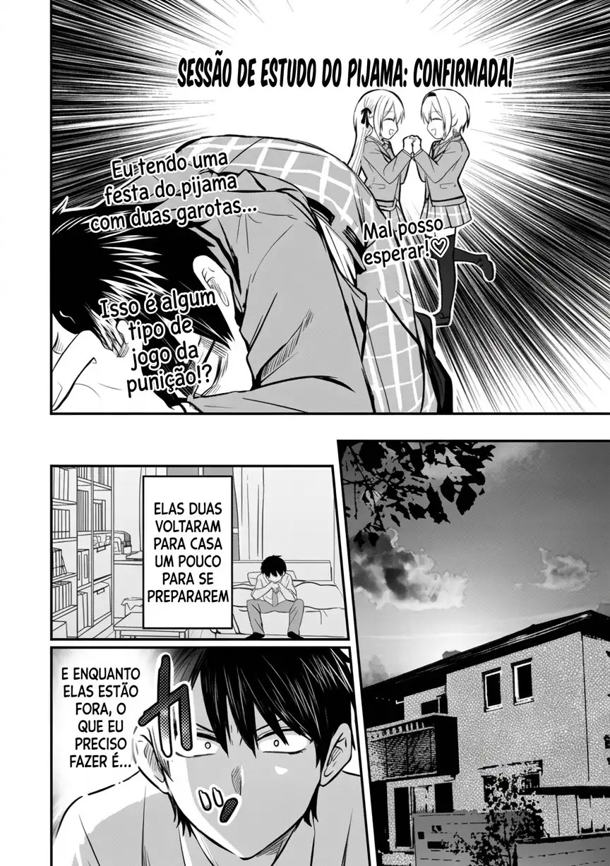 O resultado de eu, um cara comum sem nada, que salvou as belas irmãs gêmeas arriscando a vida, na verdade sendo um yandere, acabou deixando as duas realmente irritadas Capítulo 4 Página 27