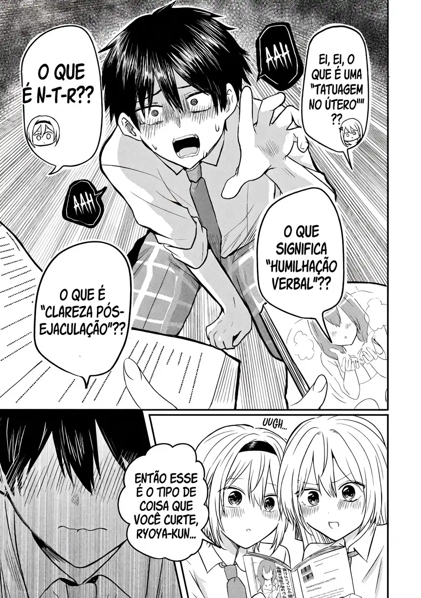 O resultado de eu, um cara comum sem nada, que salvou as belas irmãs gêmeas arriscando a vida, na verdade sendo um yandere, acabou deixando as duas realmente irritadas Capítulo 4 Página 30