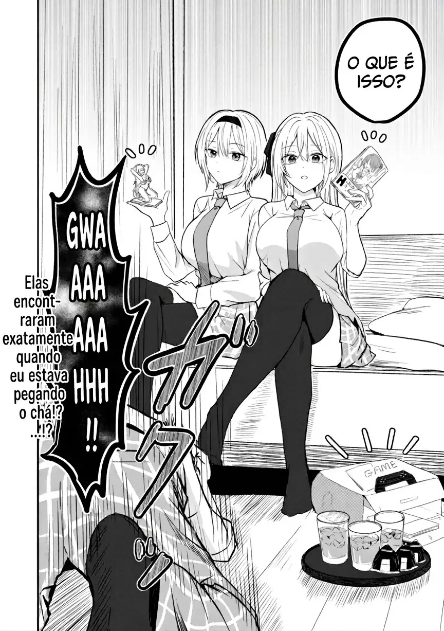 O resultado de eu, um cara comum sem nada, que salvou as belas irmãs gêmeas arriscando a vida, na verdade sendo um yandere, acabou deixando as duas realmente irritadas Capítulo 4 Página 29