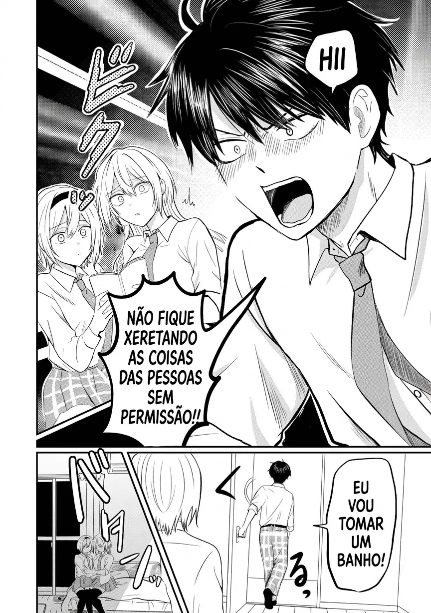 O resultado de eu, um cara comum sem nada, que salvou as belas irmãs gêmeas arriscando a vida, na verdade sendo um yandere, acabou deixando as duas realmente irritadas Capítulo 4 Página 31