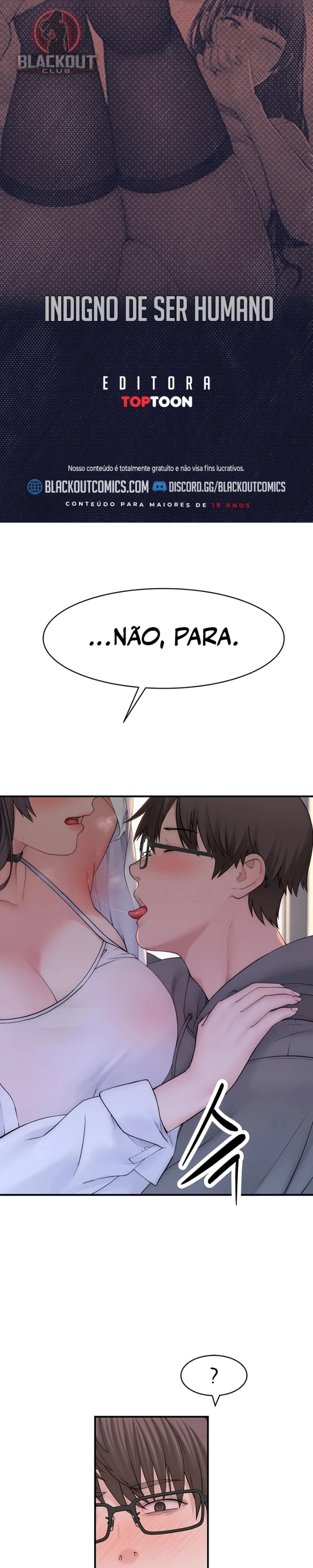 Indigno de Ser Humano Capítulo 21 Página 1