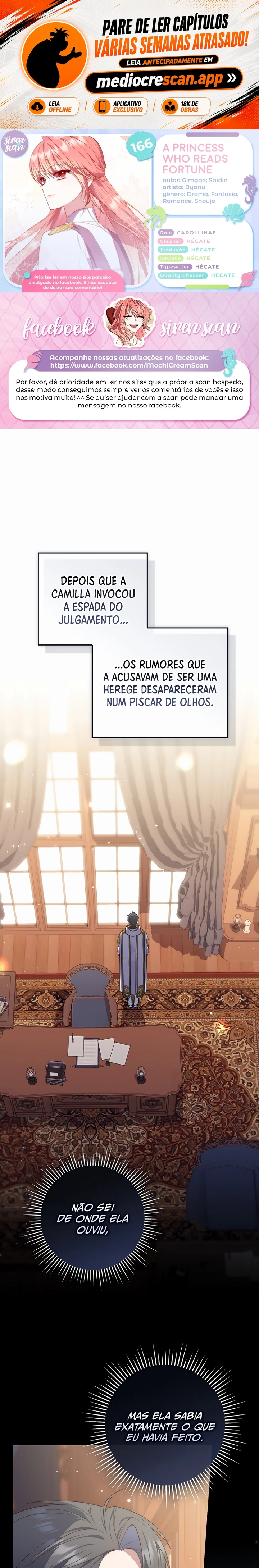 Uma Princesa que Lê a Sorte Capítulo 166 Página 1