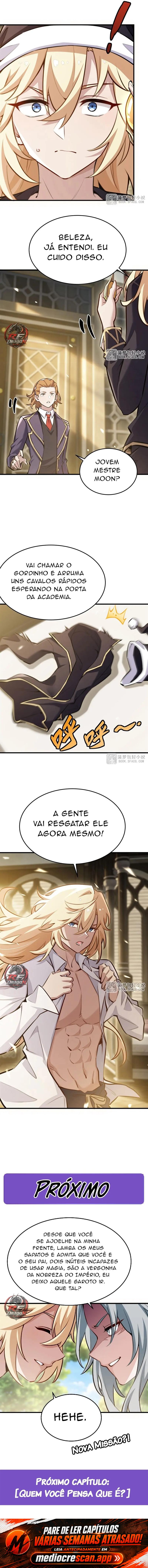 O vilão de cabelos amarelos no romance da personagem principal feminina quer felicidade Capítulo 89 Página 7