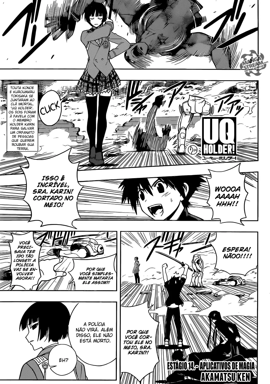 UQ HOLDER! Capítulo 14 Página 2