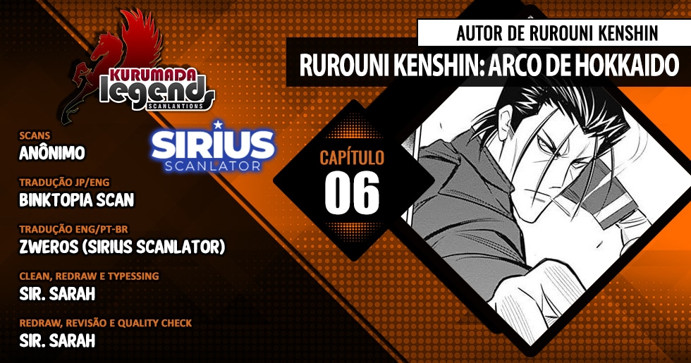 O Andarilho Kenshin: Arco de Hokkaido Capítulo 6 Página 1