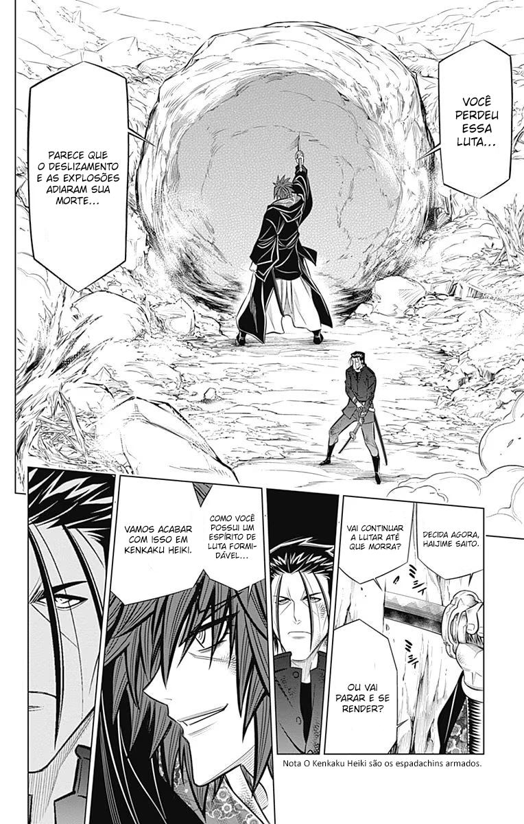 O Andarilho Kenshin: Arco de Hokkaido Capítulo 6 Página 17