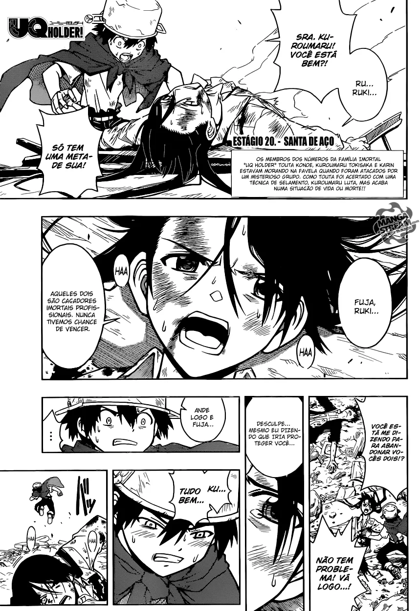 UQ HOLDER! Capítulo 20 Página 2