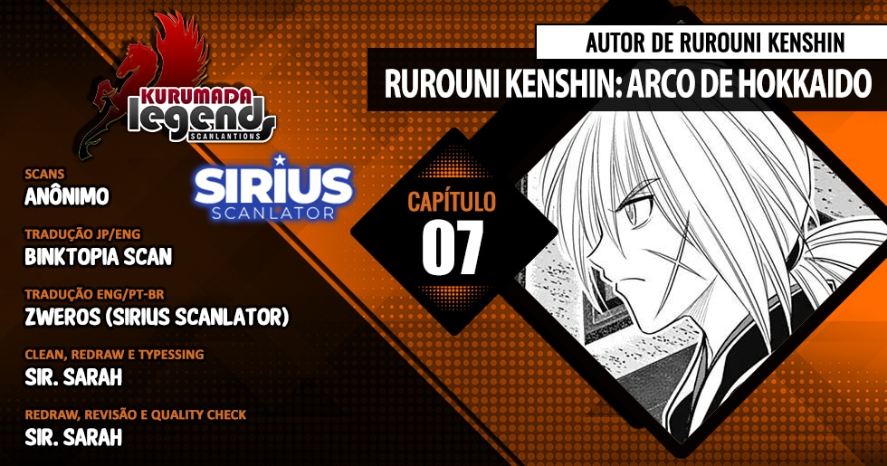O Andarilho Kenshin: Arco de Hokkaido Capítulo 7 Página 1
