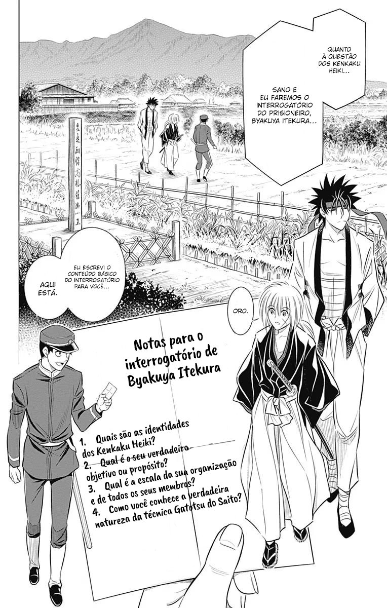 O Andarilho Kenshin: Arco de Hokkaido Capítulo 7 Página 11