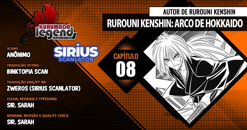 O Andarilho Kenshin: Arco de Hokkaido Capítulo 8 Página 1