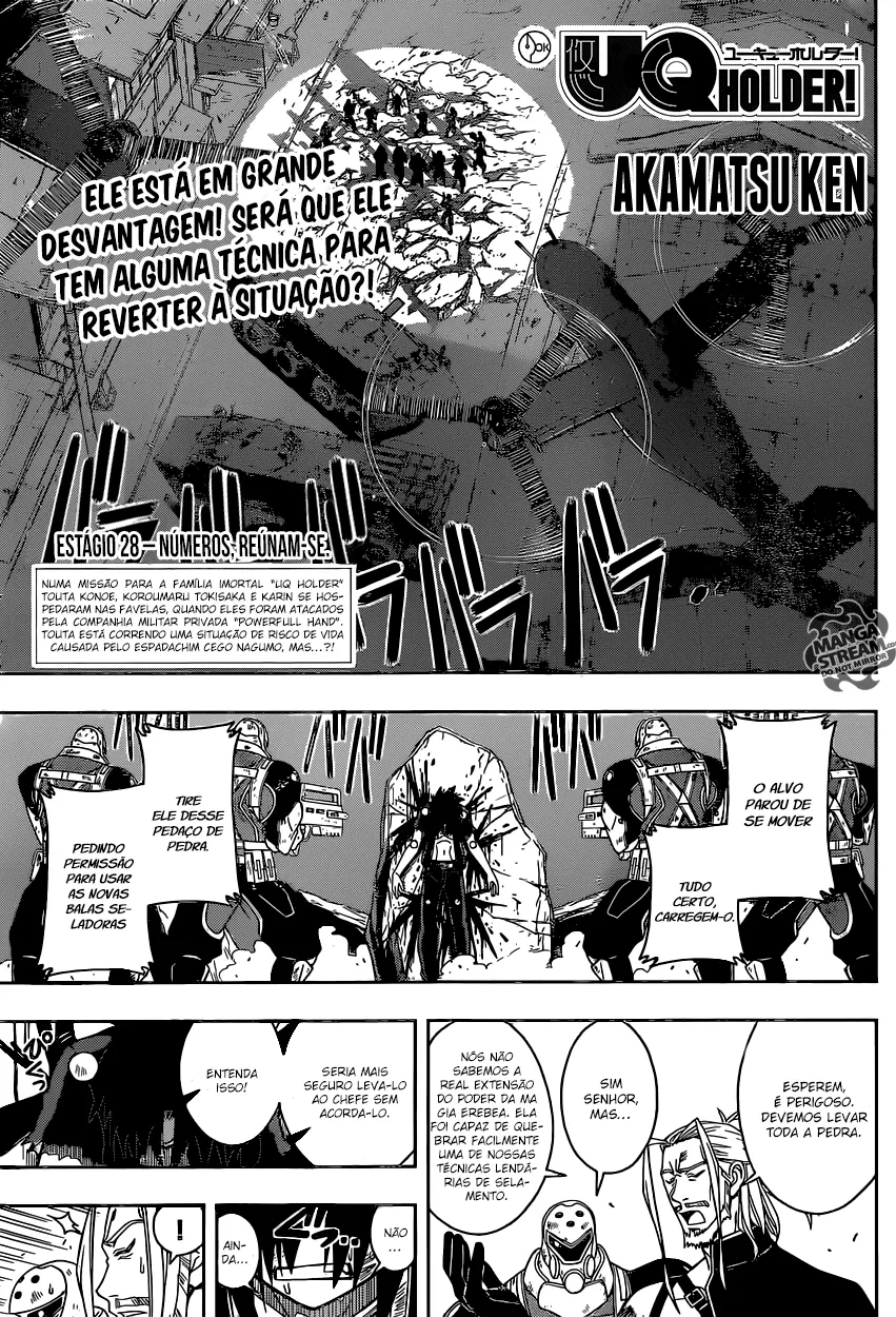 UQ HOLDER! Capítulo 28 Página 2