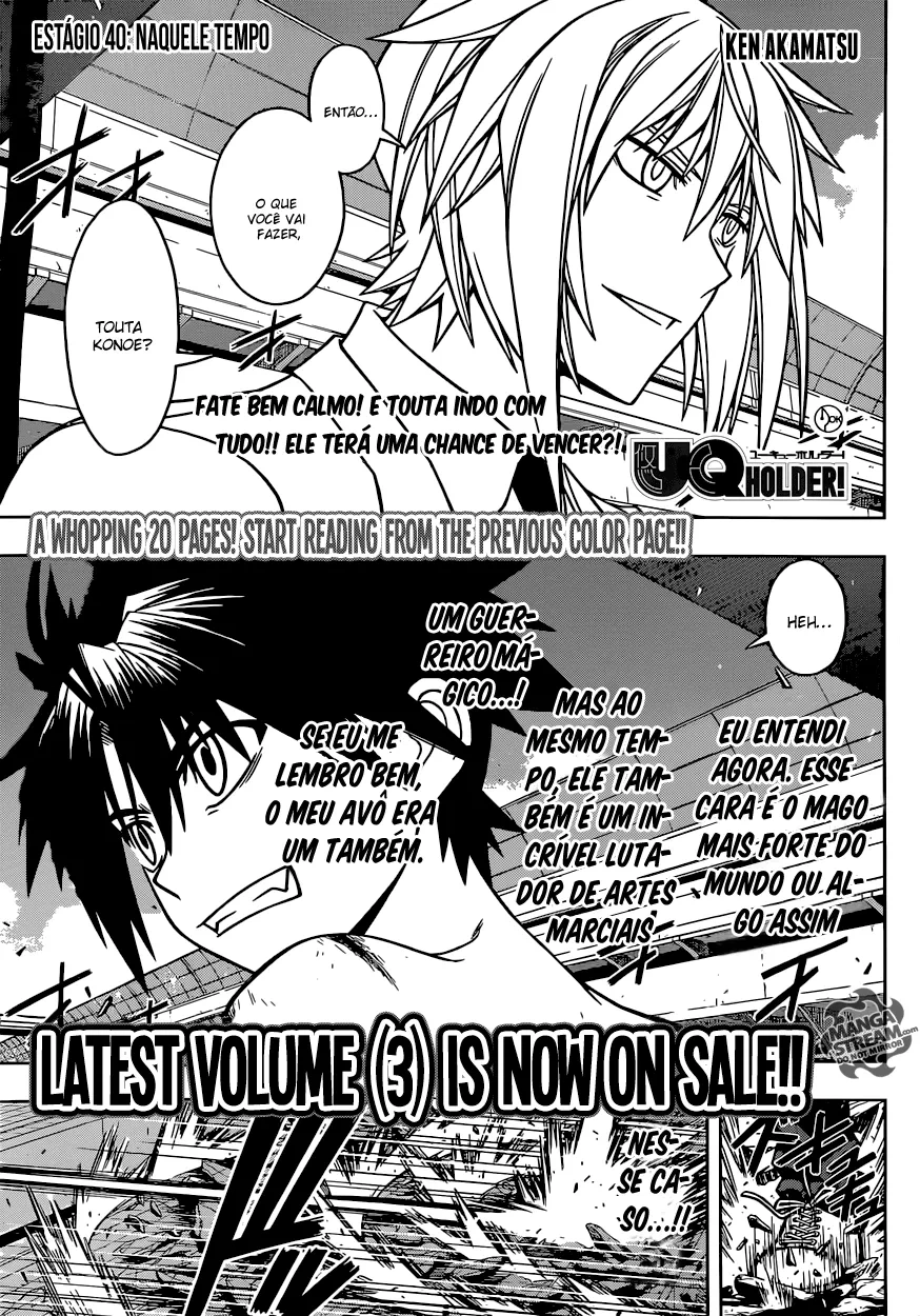 UQ HOLDER! Capítulo 40 Página 3