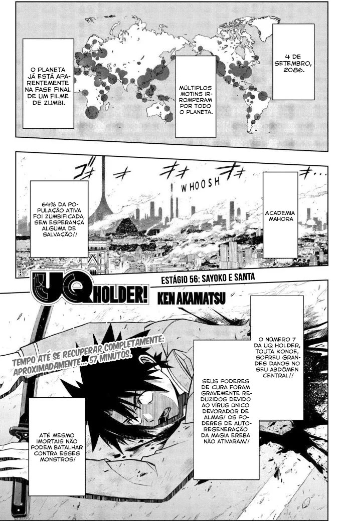 UQ HOLDER! Capítulo 56 Página 2