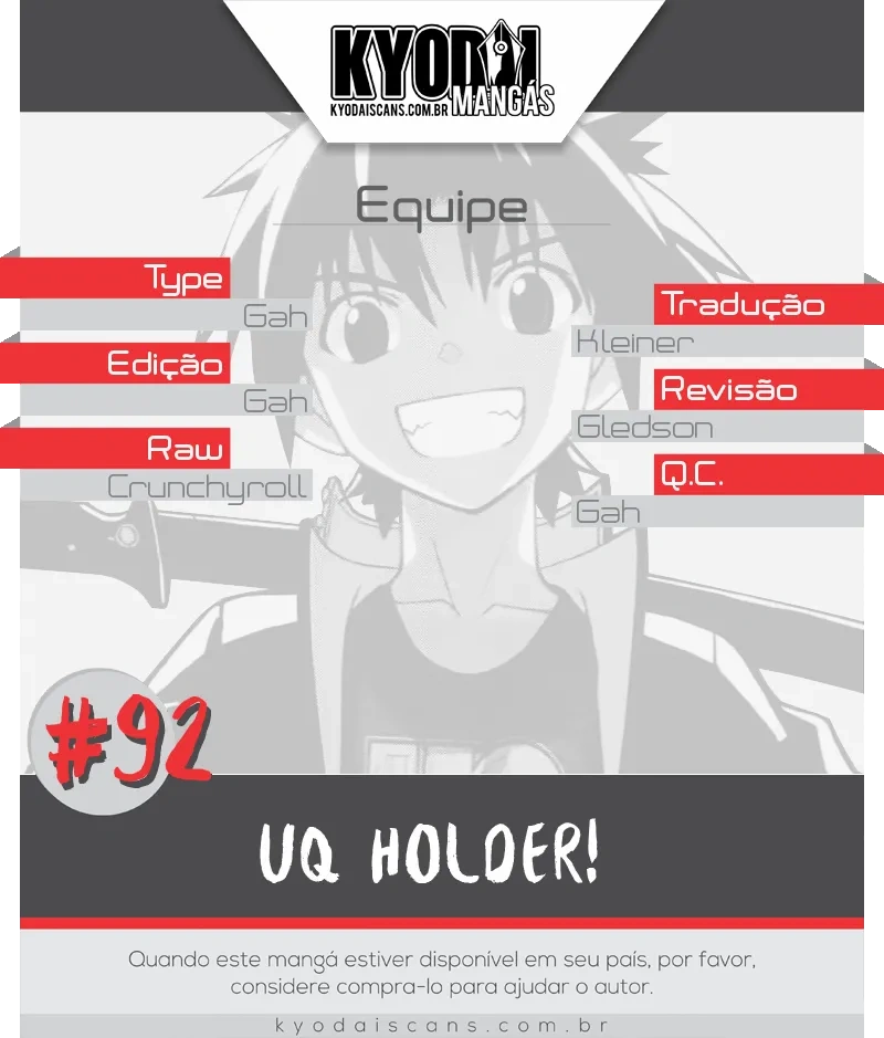UQ HOLDER! Capítulo 92 Página 1