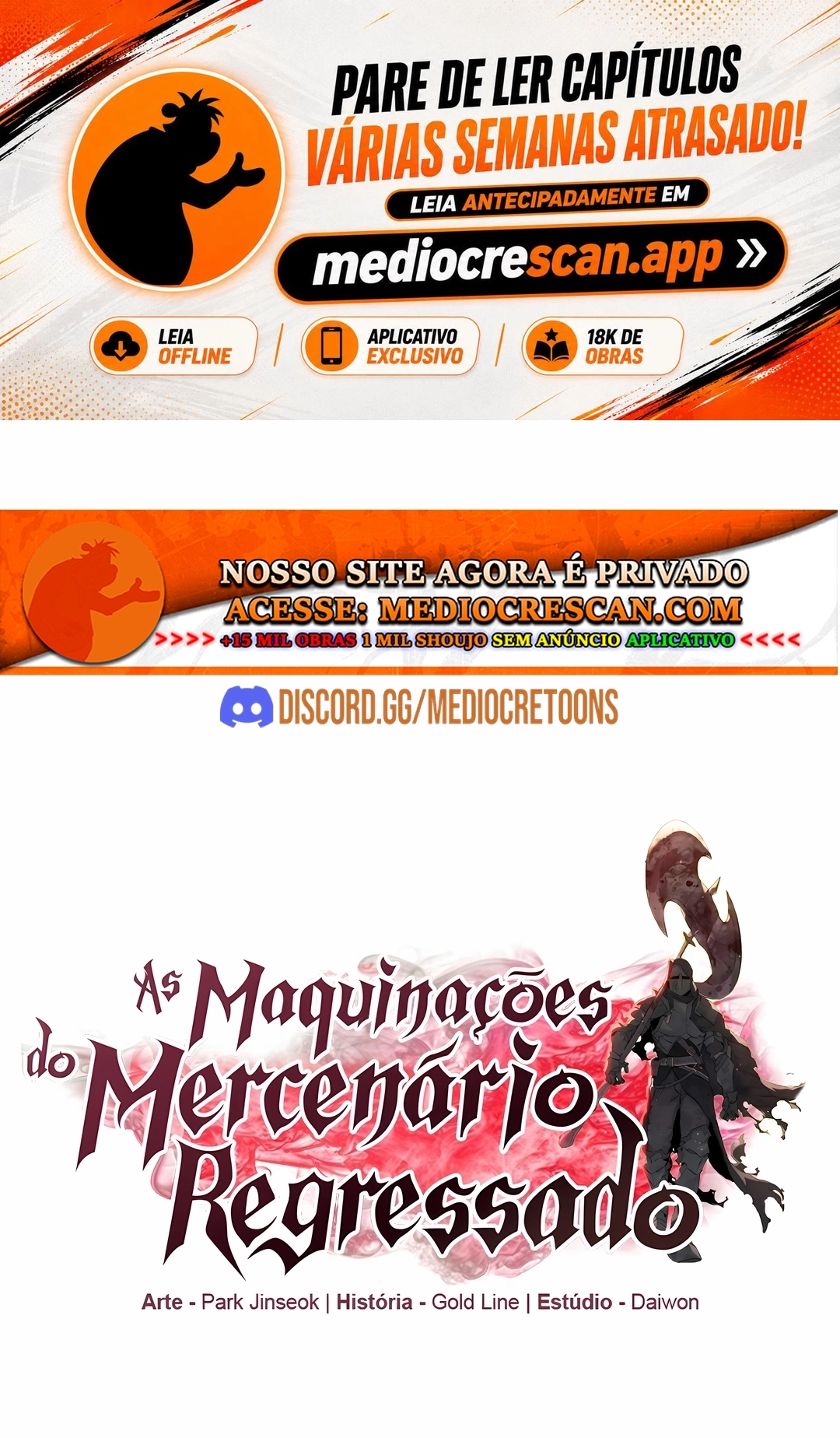 The Regressed Mercenary Has a Plan Capítulo 108 Página 1