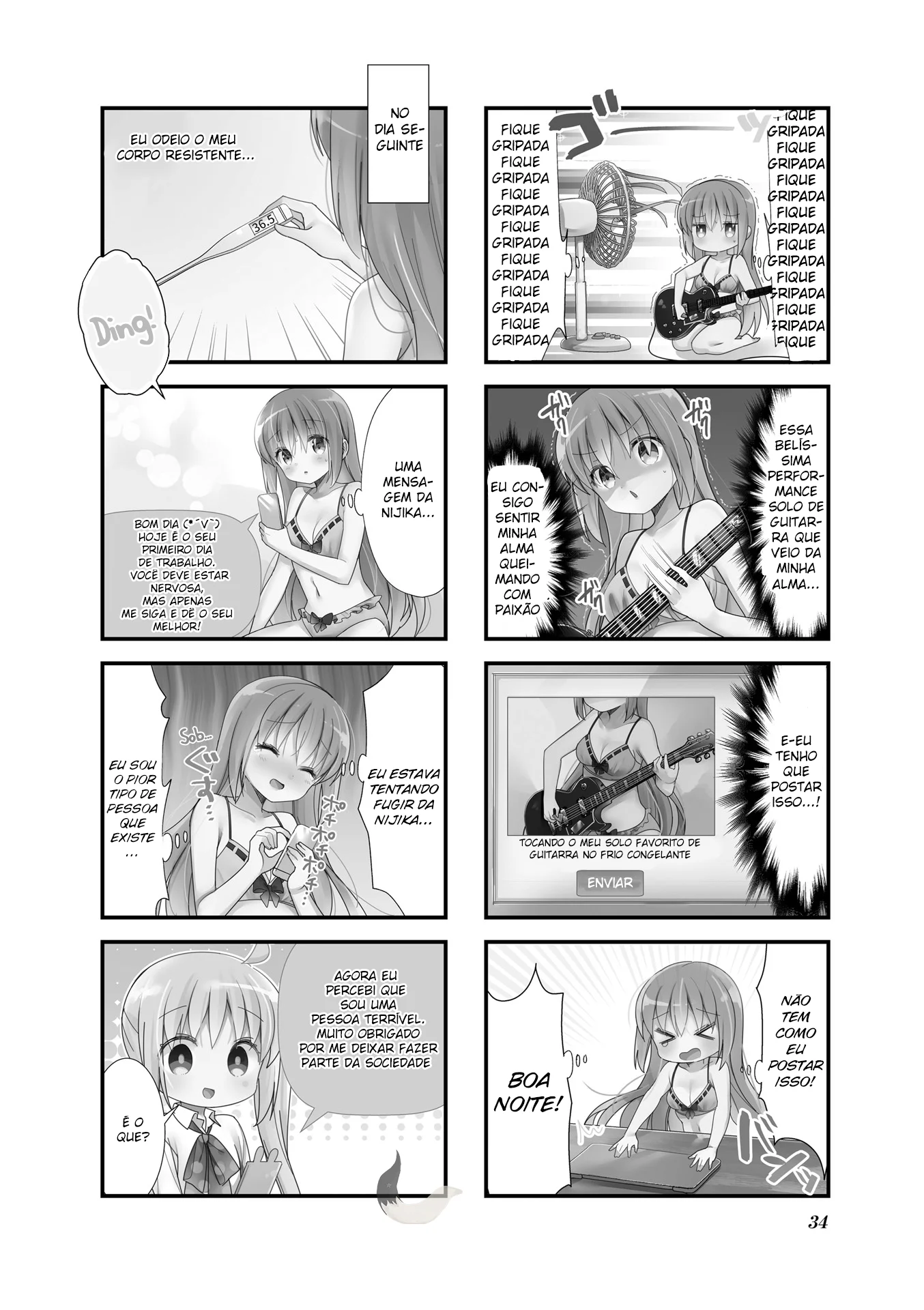 Bocchi, a Roqueira! Capítulo 4 Página 3