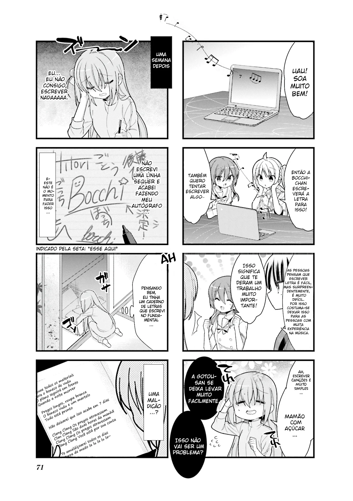 Bocchi, a Roqueira! Capítulo 8 Página 4