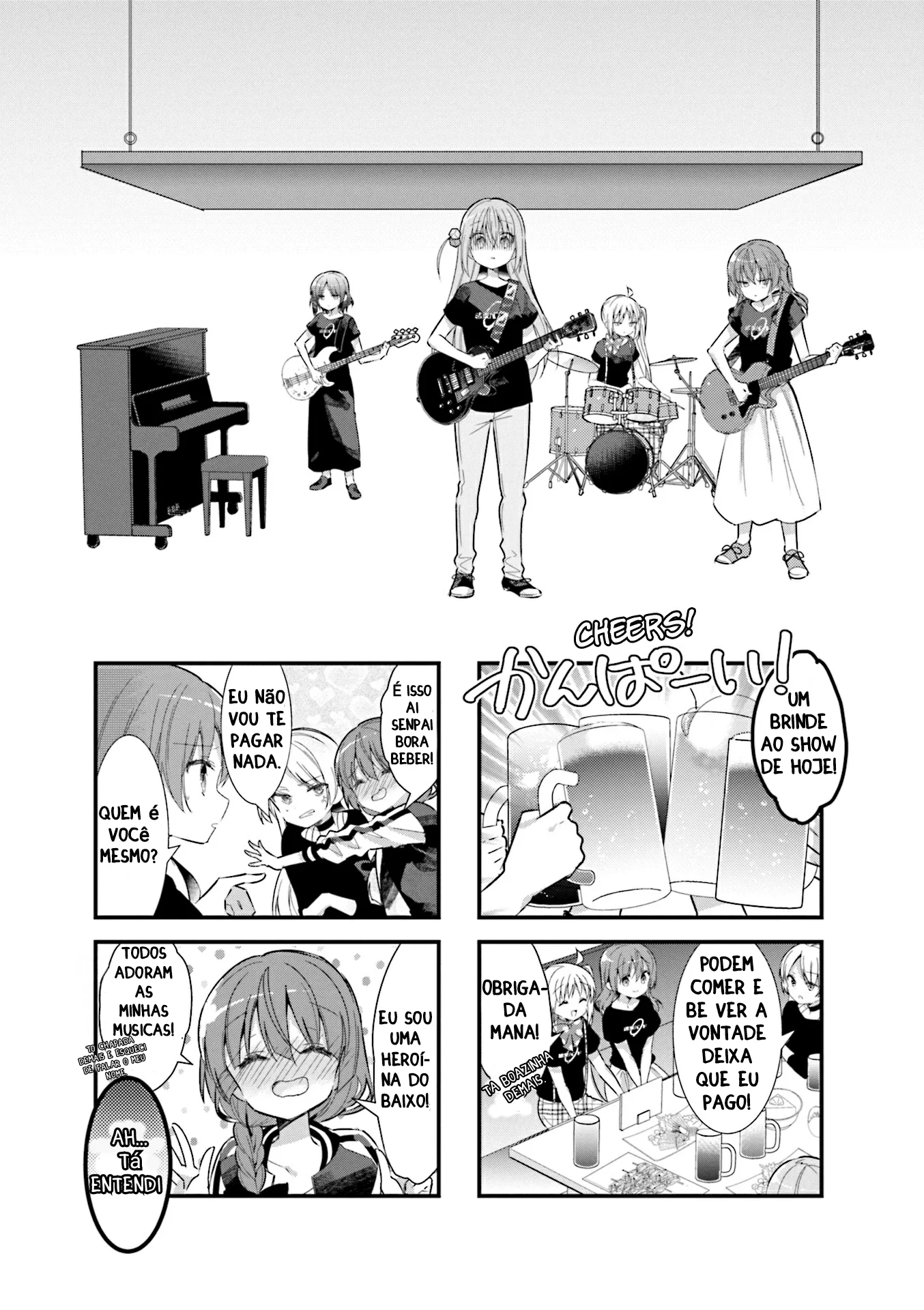 Bocchi, a Roqueira! Capítulo 13 Página 3