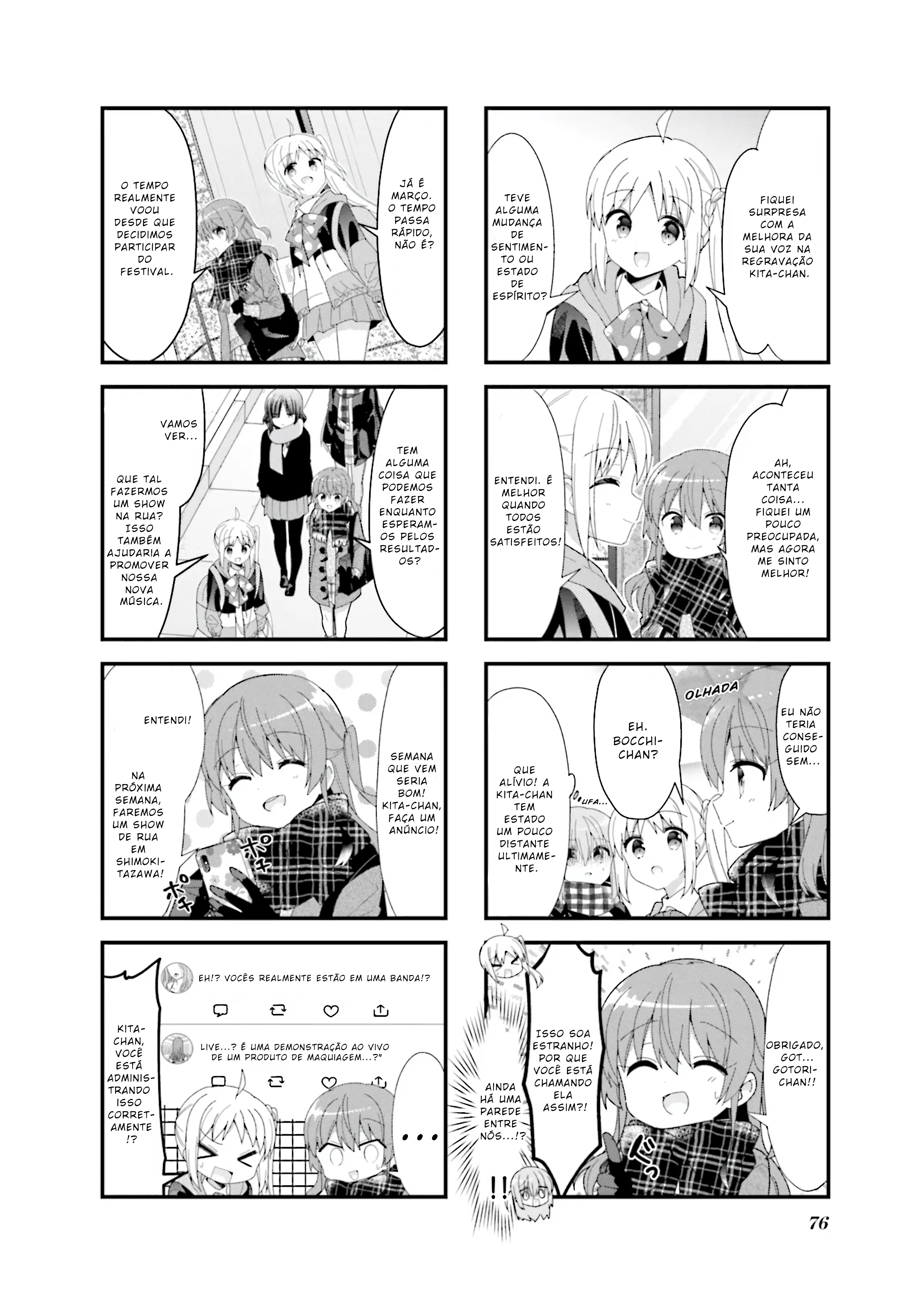 Bocchi, a Roqueira! Capítulo 34 Página 2