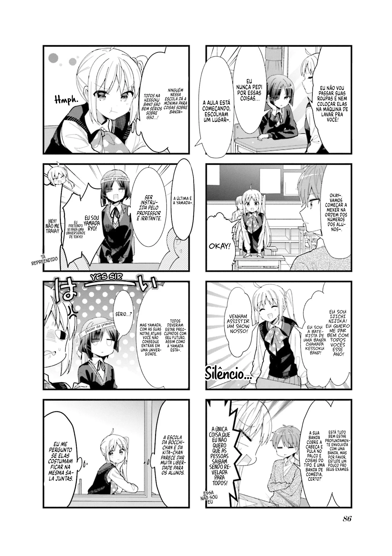 Bocchi, a Roqueira! Capítulo 35 Página 4