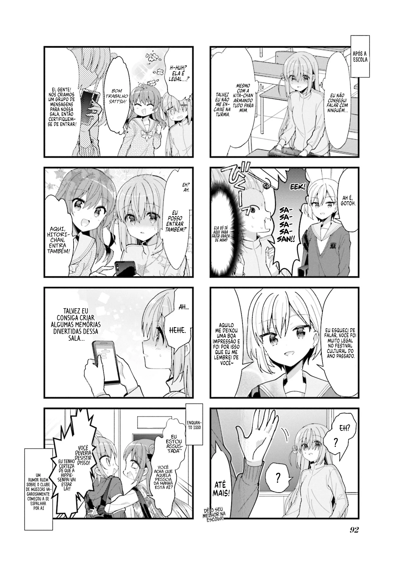 Bocchi, a Roqueira! Capítulo 35 Página 10