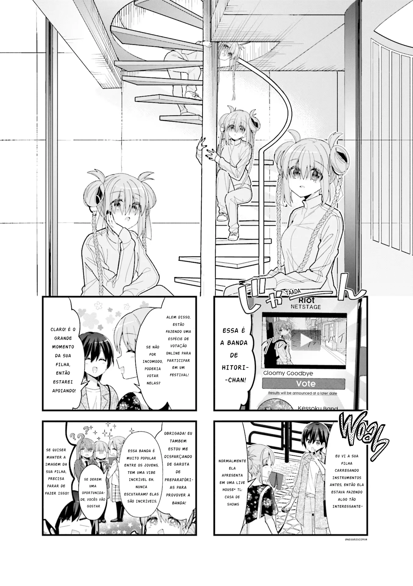 Bocchi, a Roqueira! Capítulo 39 Página 10