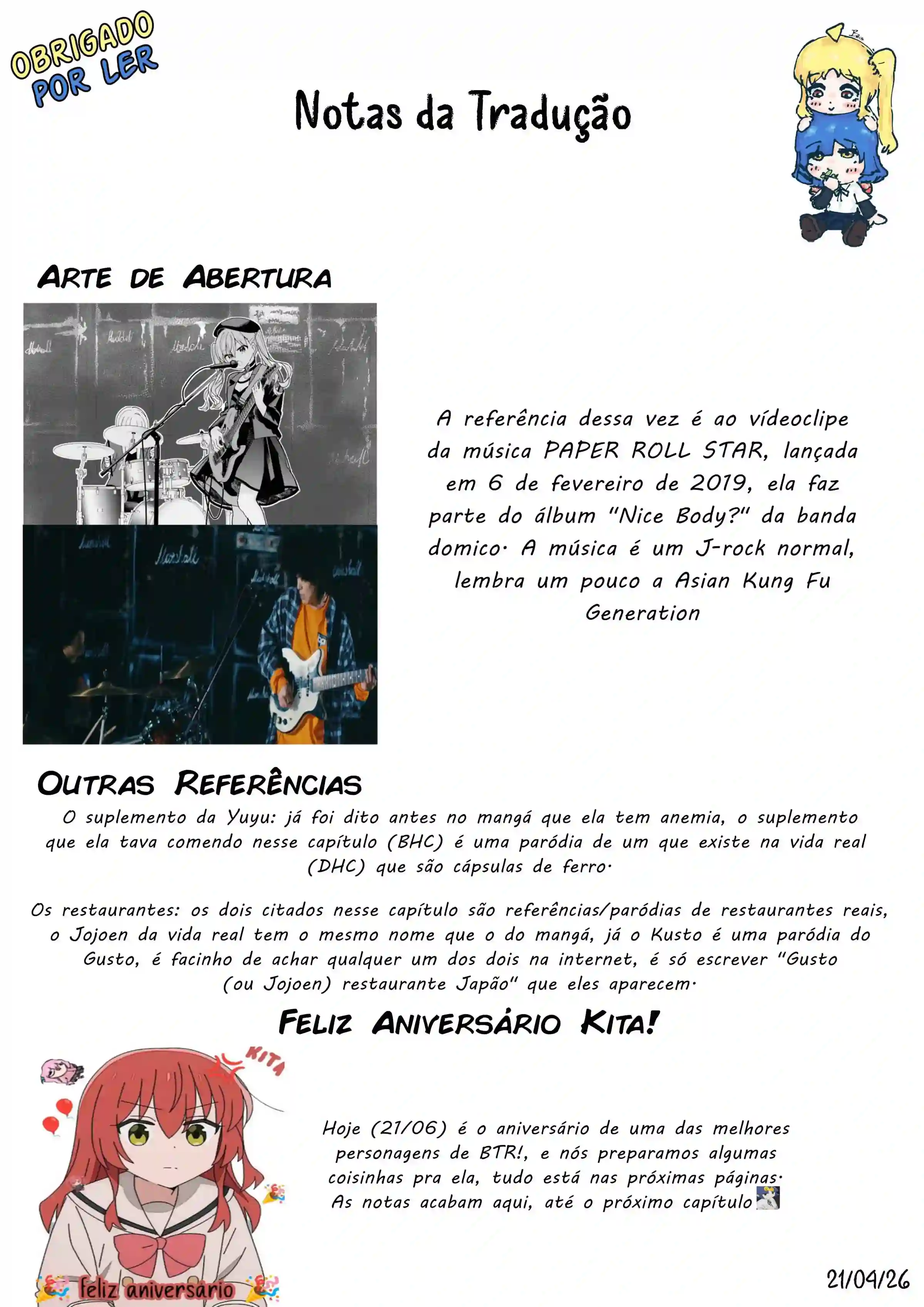 Bocchi, a Roqueira! Capítulo 50 Página 8