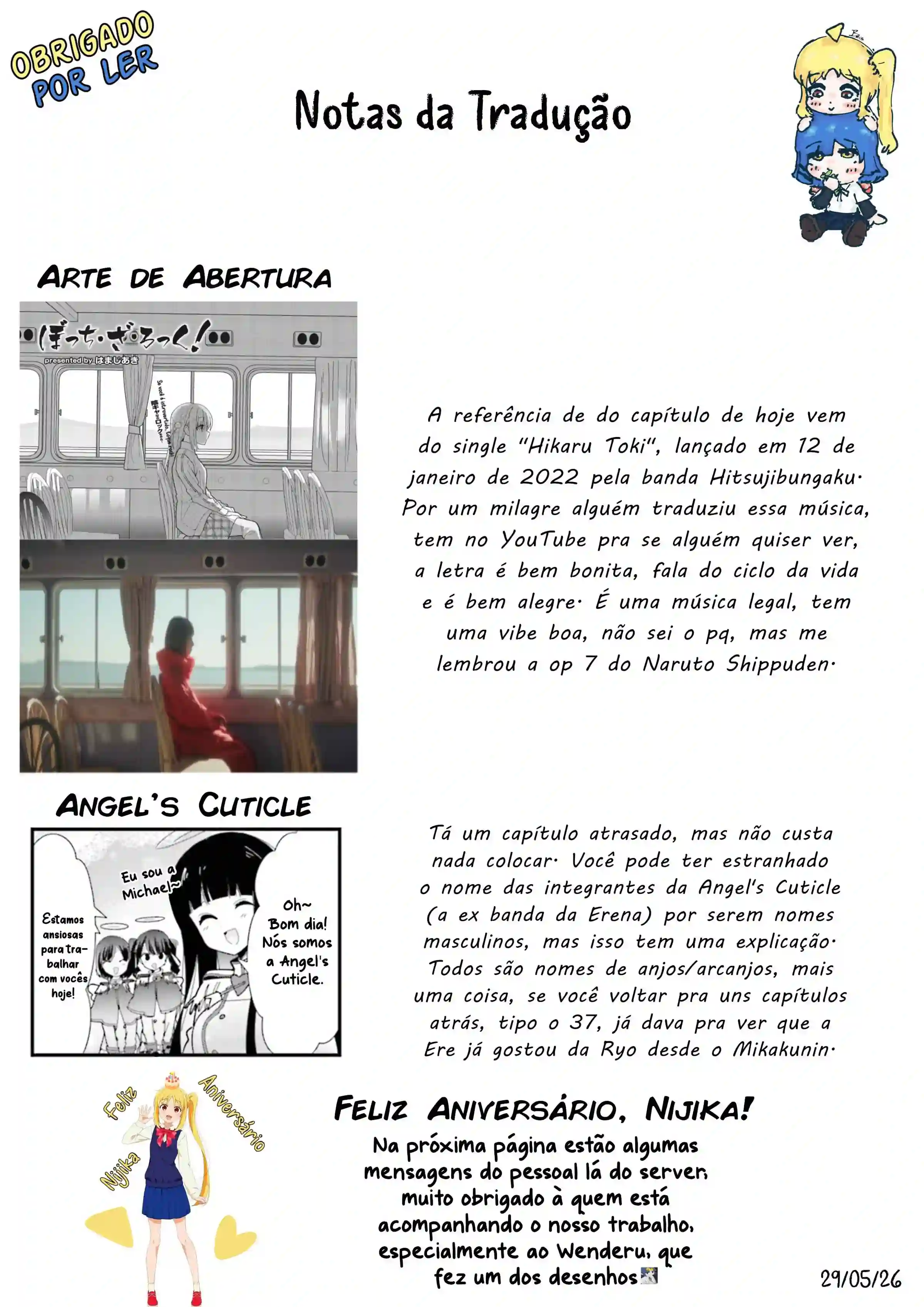 Bocchi, a Roqueira! Capítulo 53 Página 11