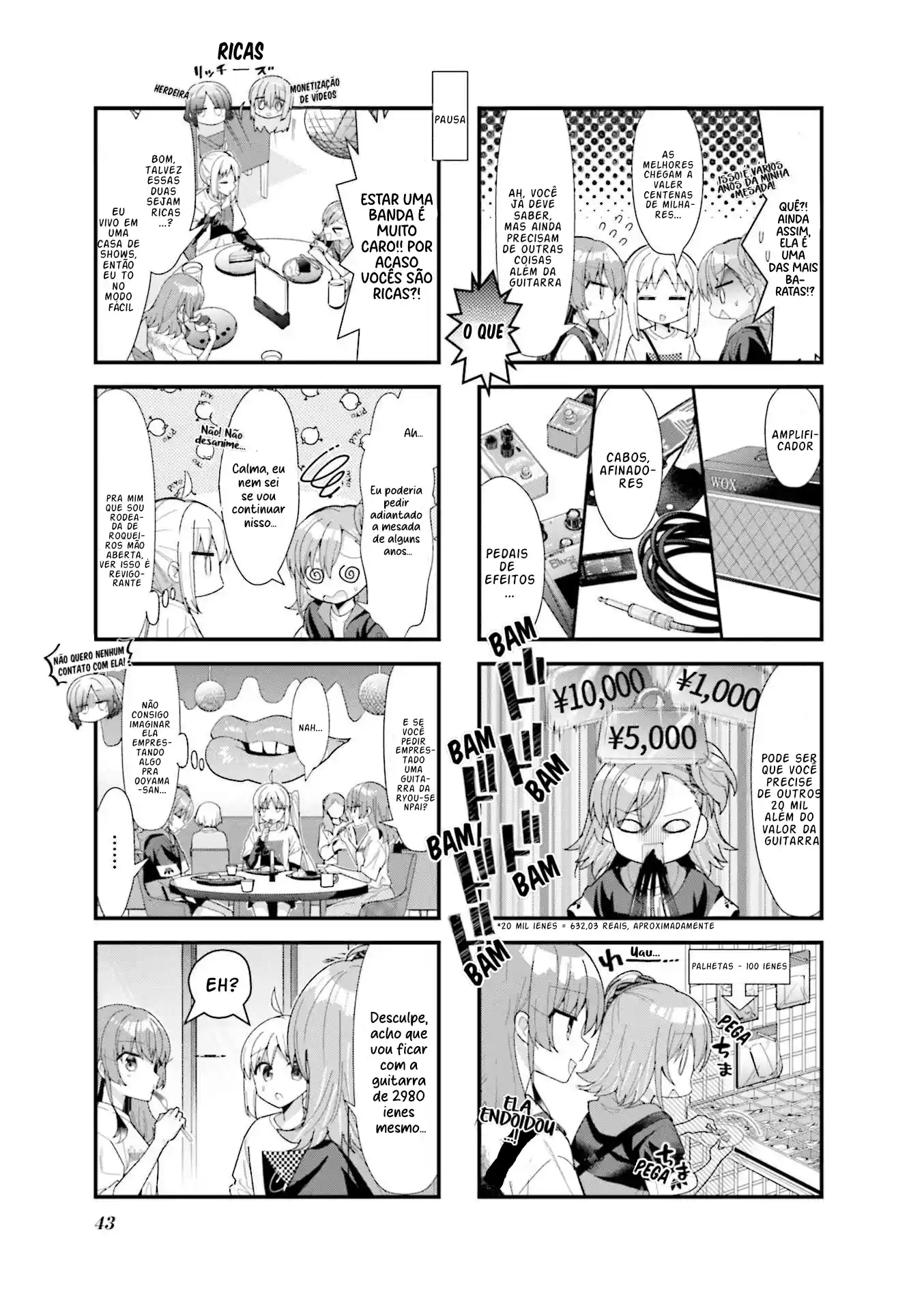 Bocchi, a Roqueira! Capítulo 54 Página 8