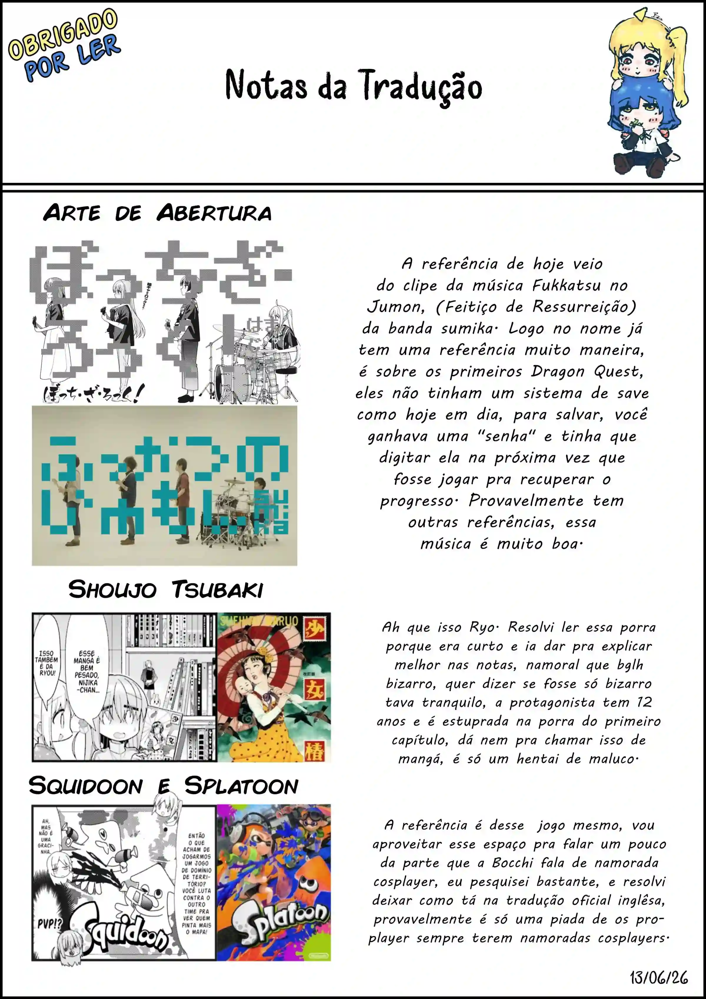 Bocchi, a Roqueira! Capítulo 55 Página 13