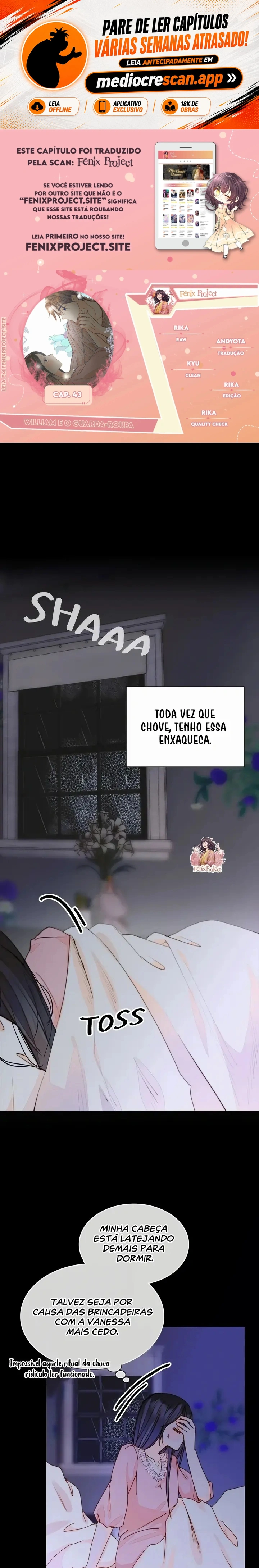 William e o Guarda-Roupa Capítulo 43 Página 1