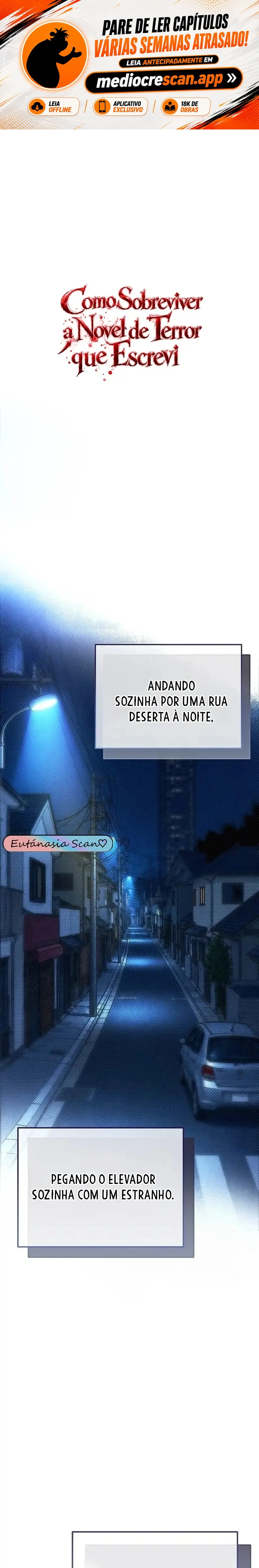 Como Sobreviver a Novel de Terror que Escrevi Capítulo 1 Página 1