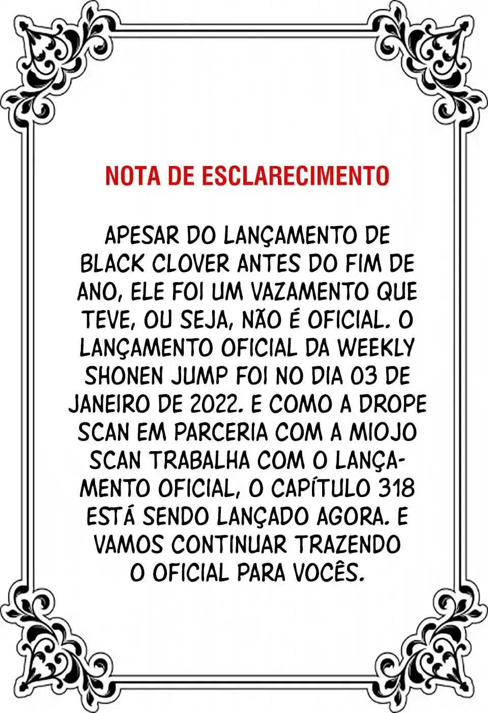 Trevo de Cinco Folhas Capítulo 318 Página 2
