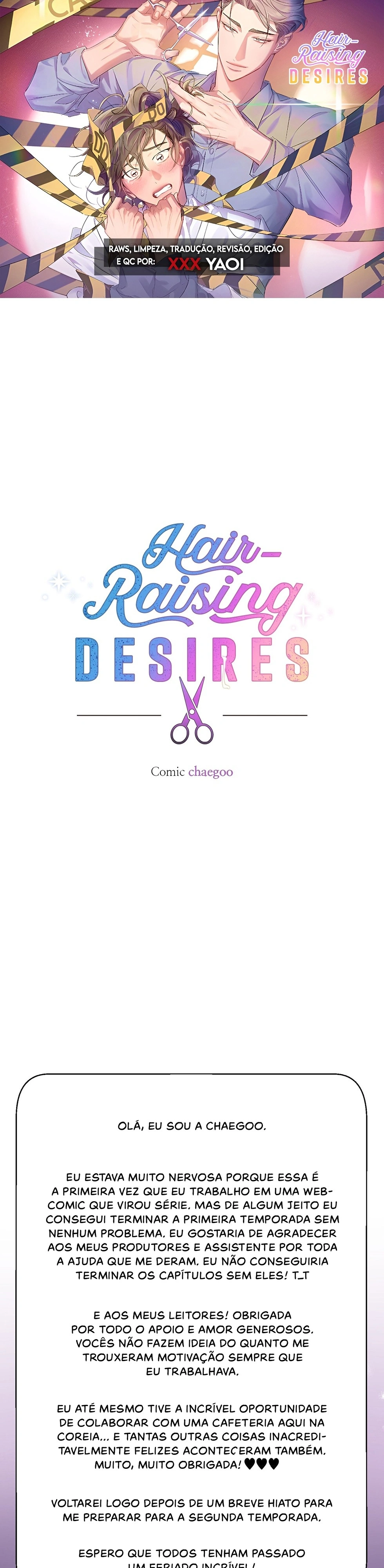 Desejo de levantar o cabelo Capítulo 24.5 Página 1