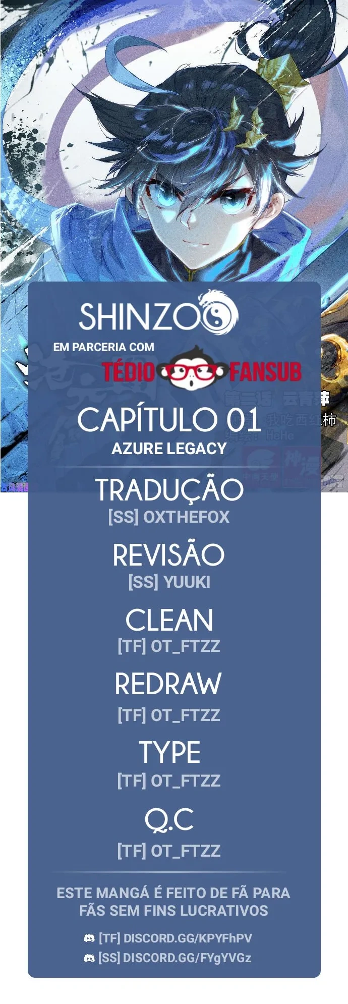 O Legado de Azure Capítulo 1 Página 1