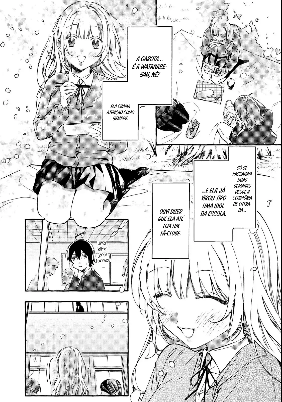 Watanabe-san, A Musa Da Escola, Por Algum Motivo Pergunta Meus Planos Toda Semana Capítulo 1 Página 6