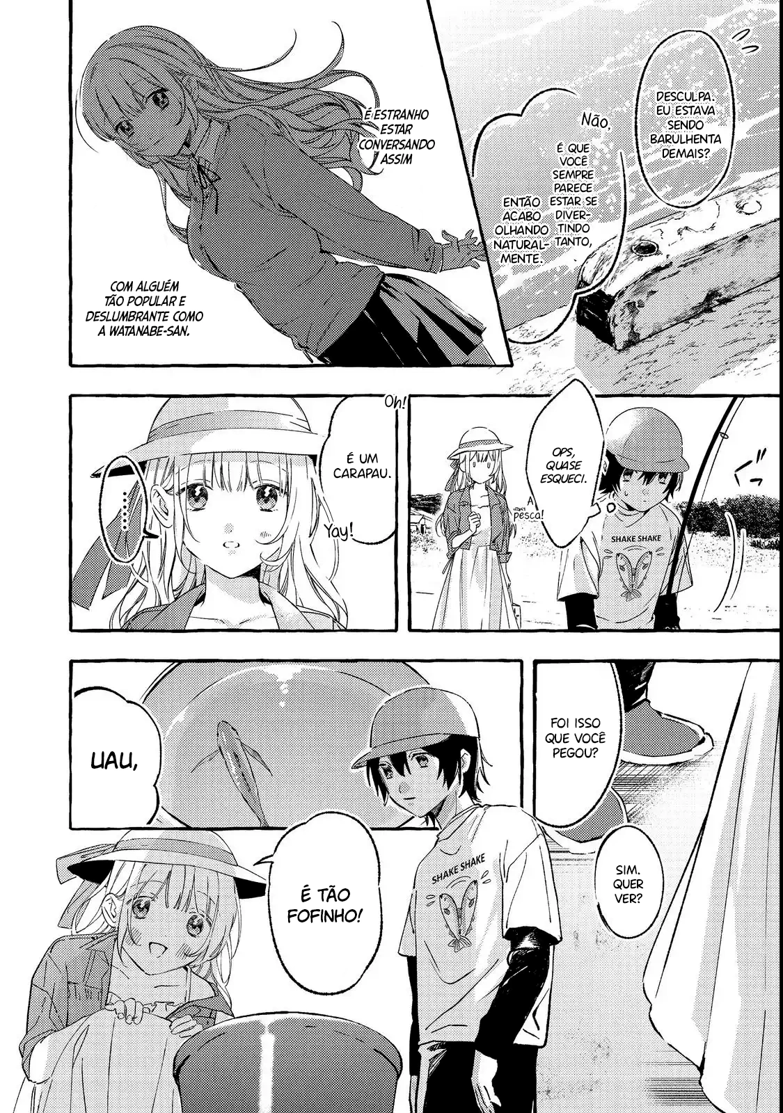 Watanabe-san, A Musa Da Escola, Por Algum Motivo Pergunta Meus Planos Toda Semana Capítulo 1 Página 16