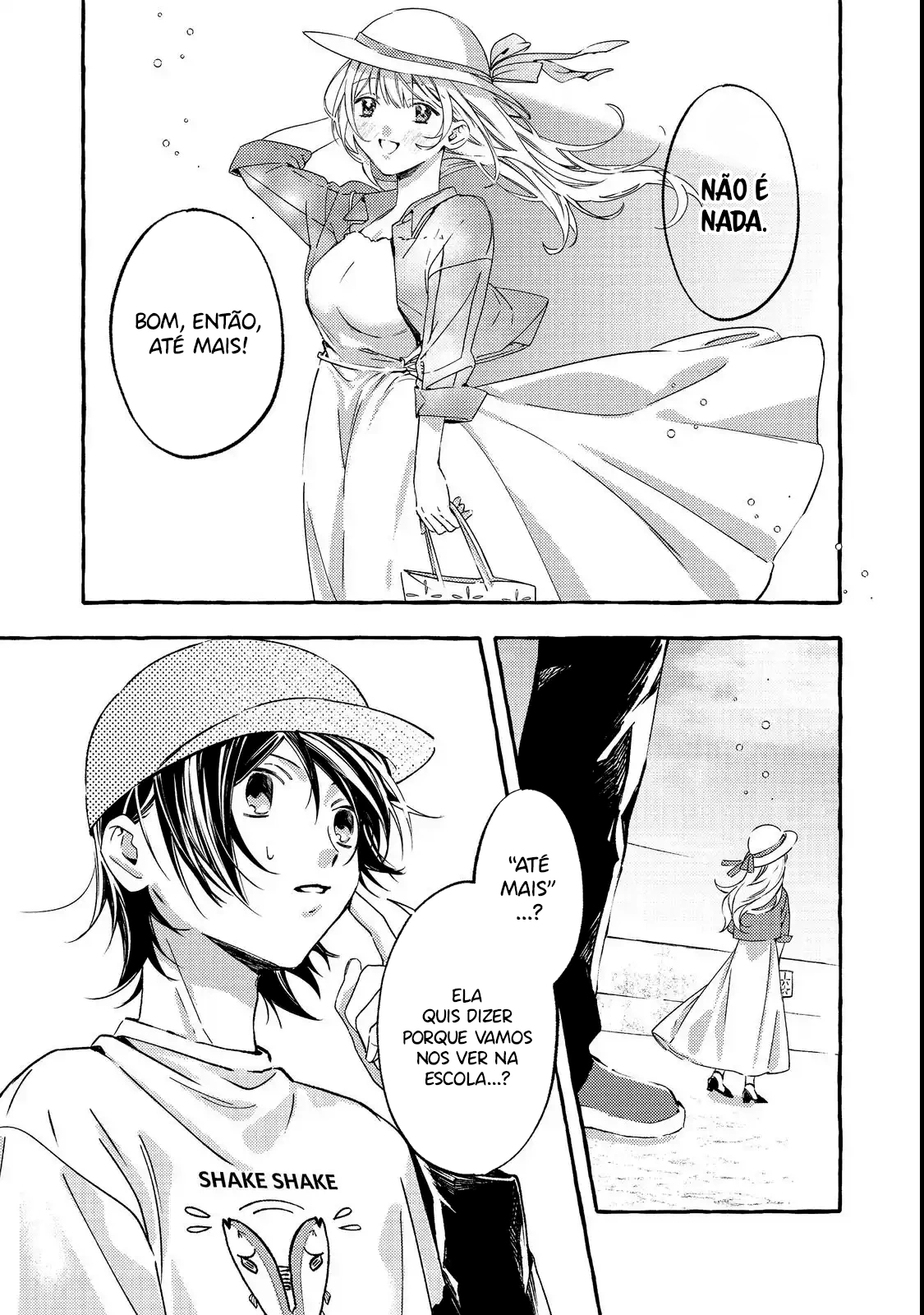 Watanabe-san, A Musa Da Escola, Por Algum Motivo Pergunta Meus Planos Toda Semana Capítulo 1 Página 28