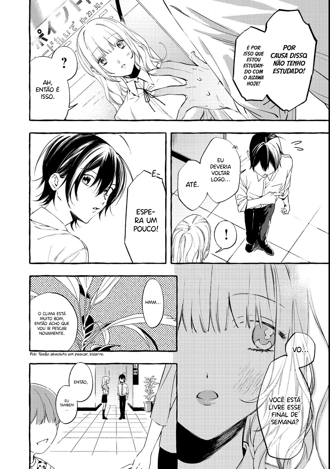 Watanabe-san, A Musa Da Escola, Por Algum Motivo Pergunta Meus Planos Toda Semana Capítulo 3 Página 7