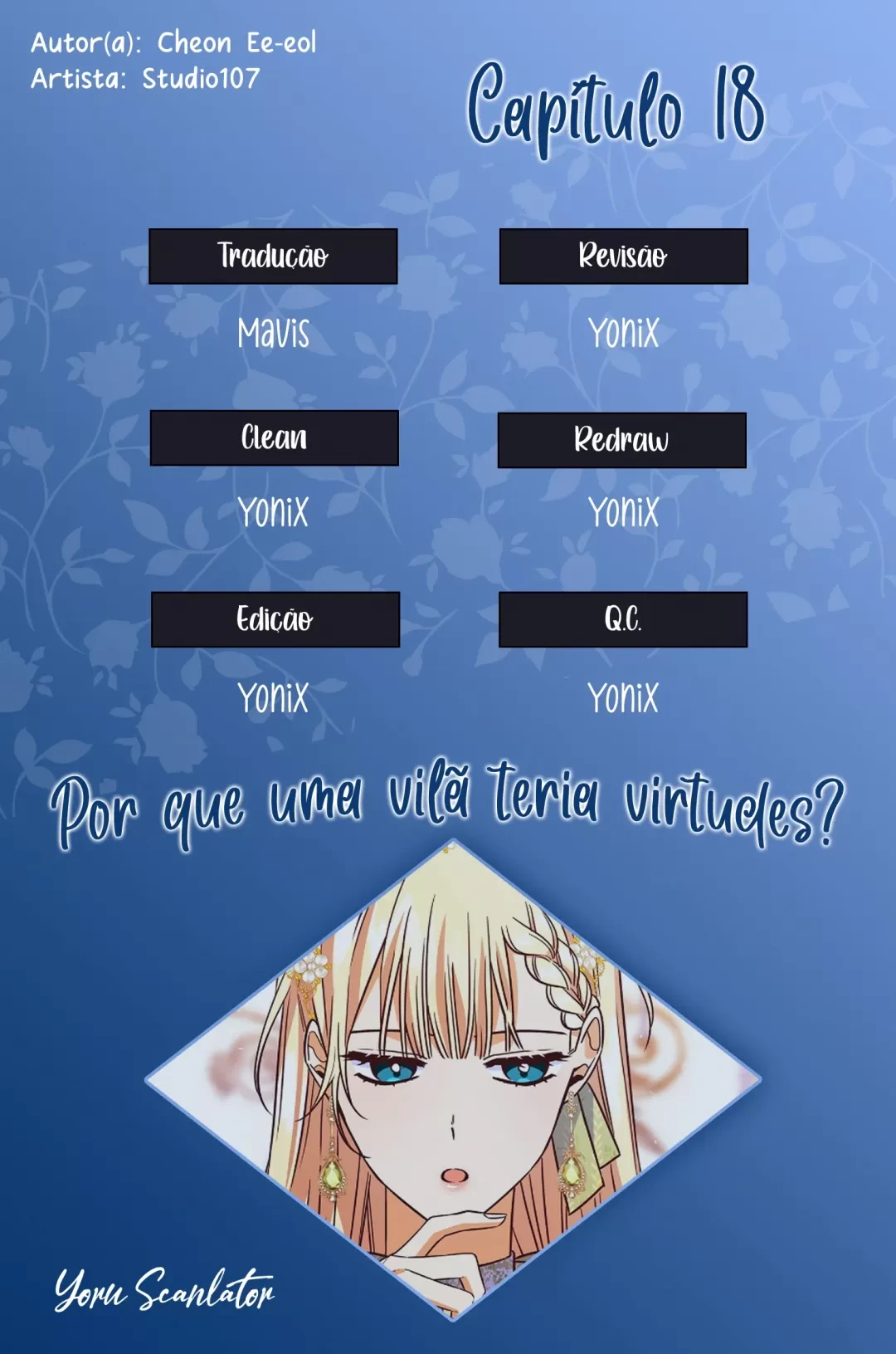 Por Que uma Vilã Teria Virtudes? Capítulo 18 Página 1
