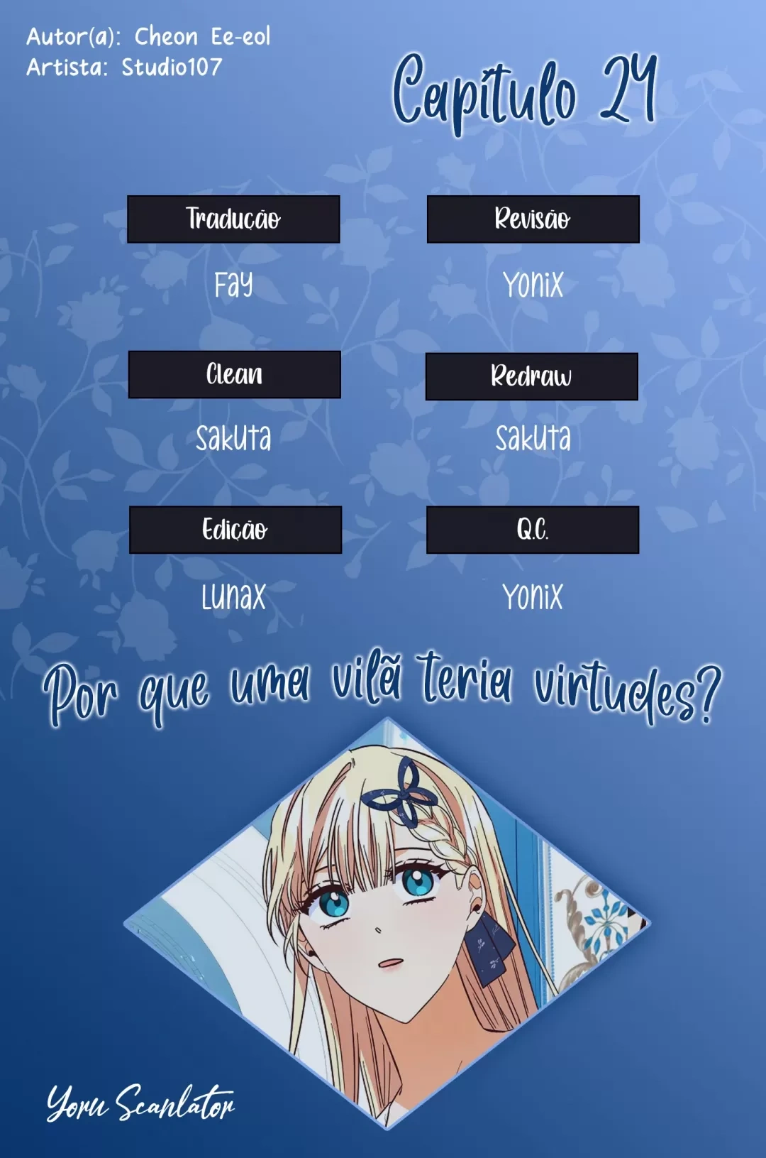 Por Que uma Vilã Teria Virtudes? Capítulo 24 Página 1