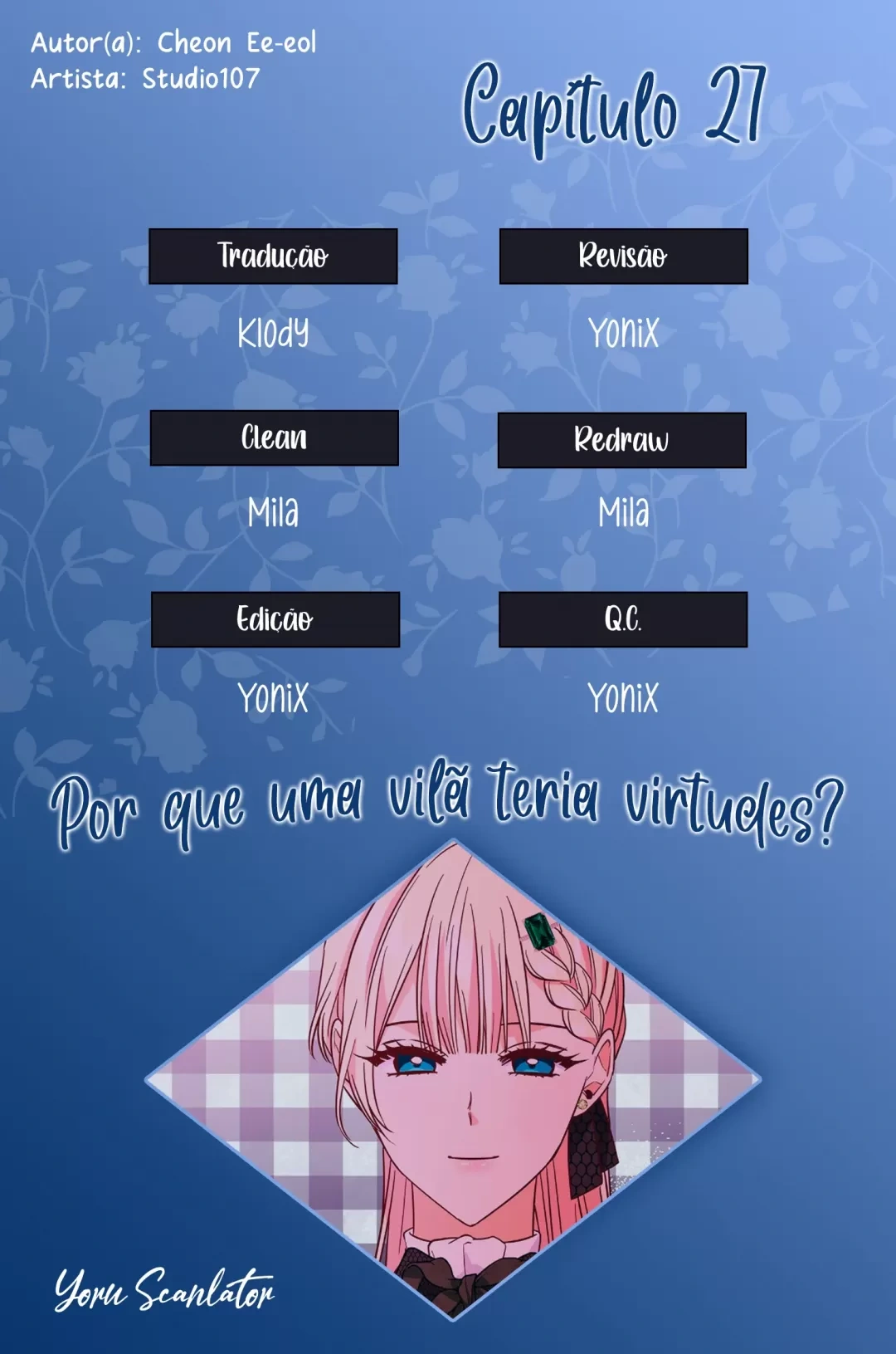 Por Que uma Vilã Teria Virtudes? Capítulo 27 Página 1