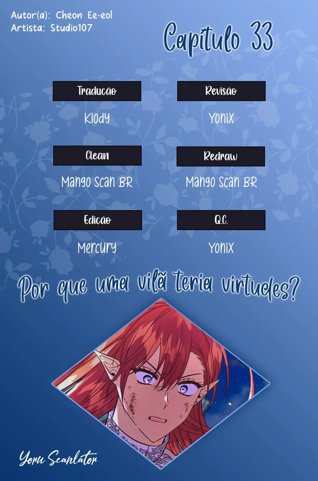 Por Que uma Vilã Teria Virtudes? Capítulo 33 Página 1