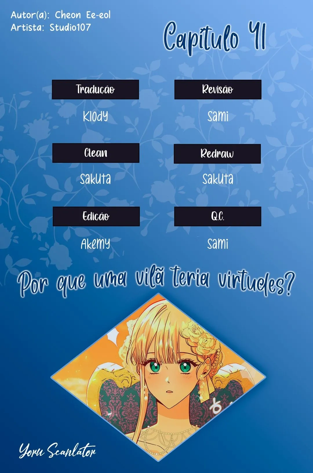 Por Que uma Vilã Teria Virtudes? Capítulo 41 Página 1