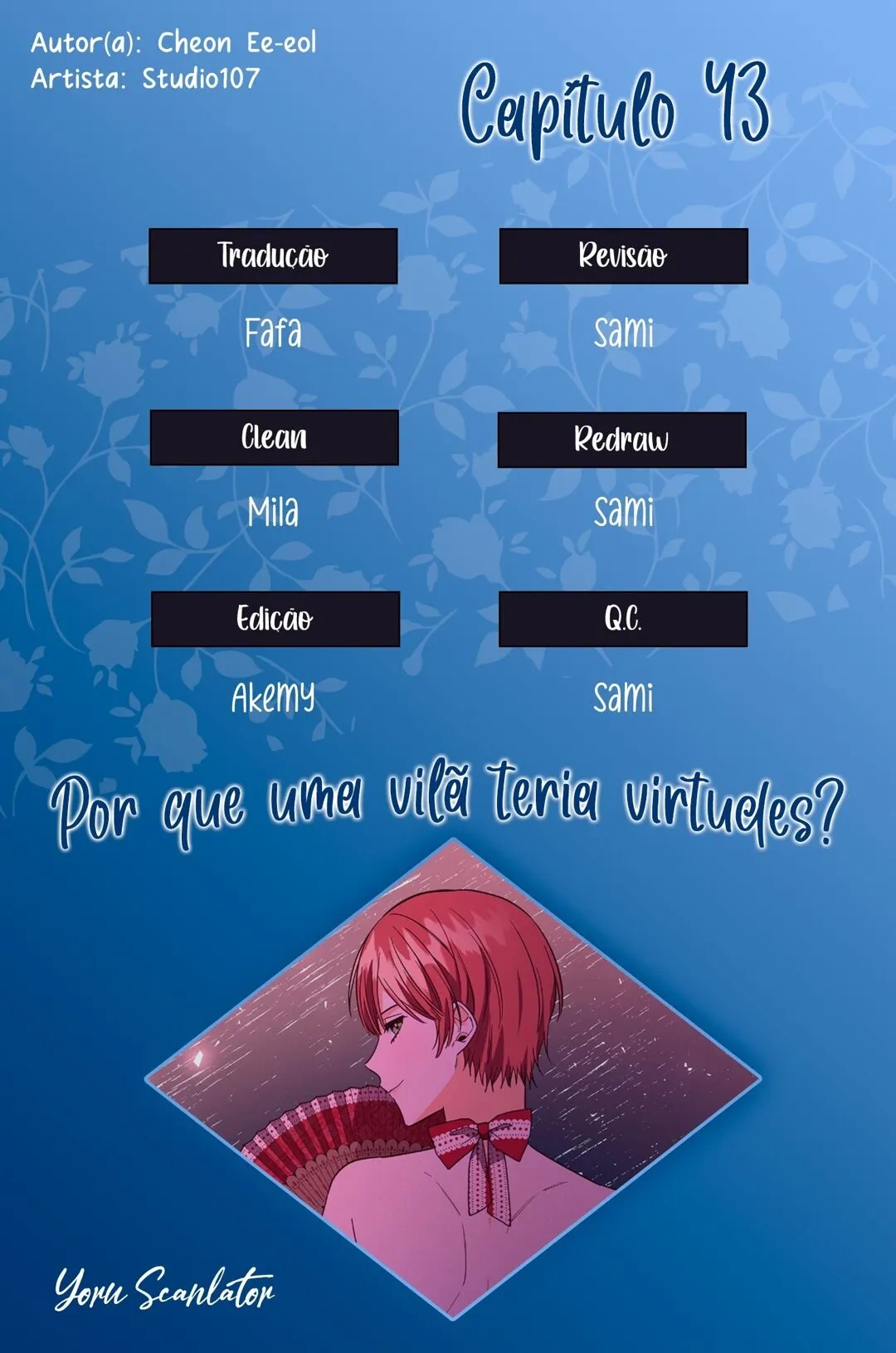 Por Que uma Vilã Teria Virtudes? Capítulo 43 Página 1