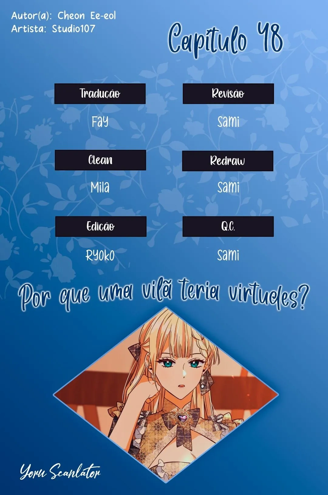 Por Que uma Vilã Teria Virtudes? Capítulo 48 Página 1