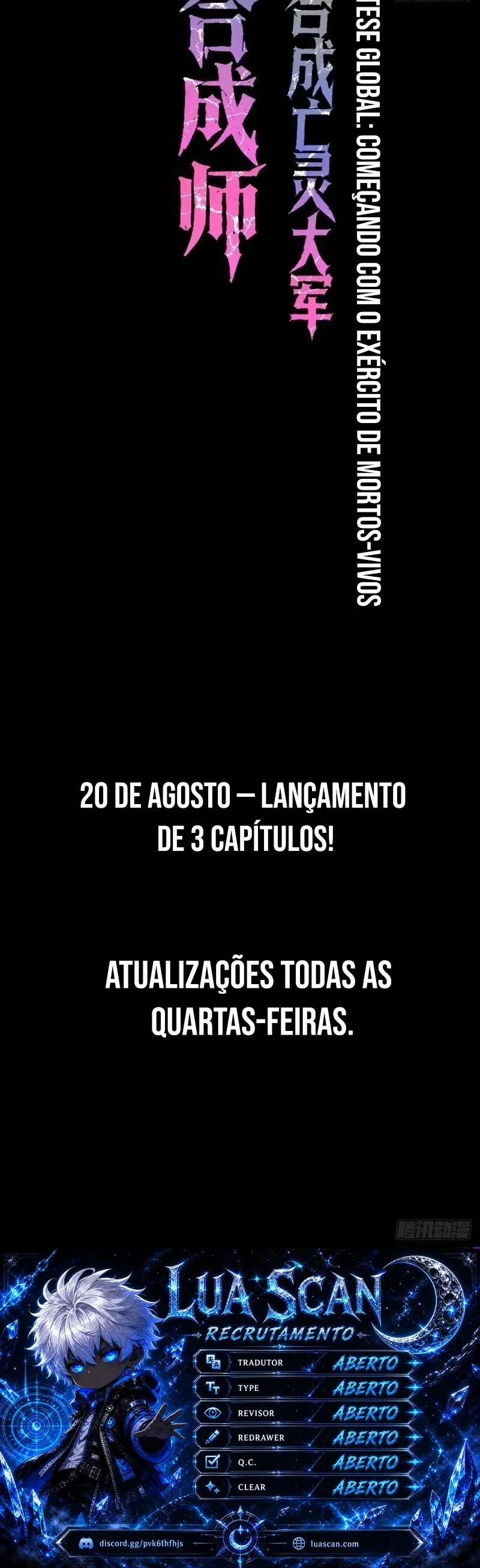 Todos começam a sintetizar o exercito de mortos vivos Capítulo 0 Página 8