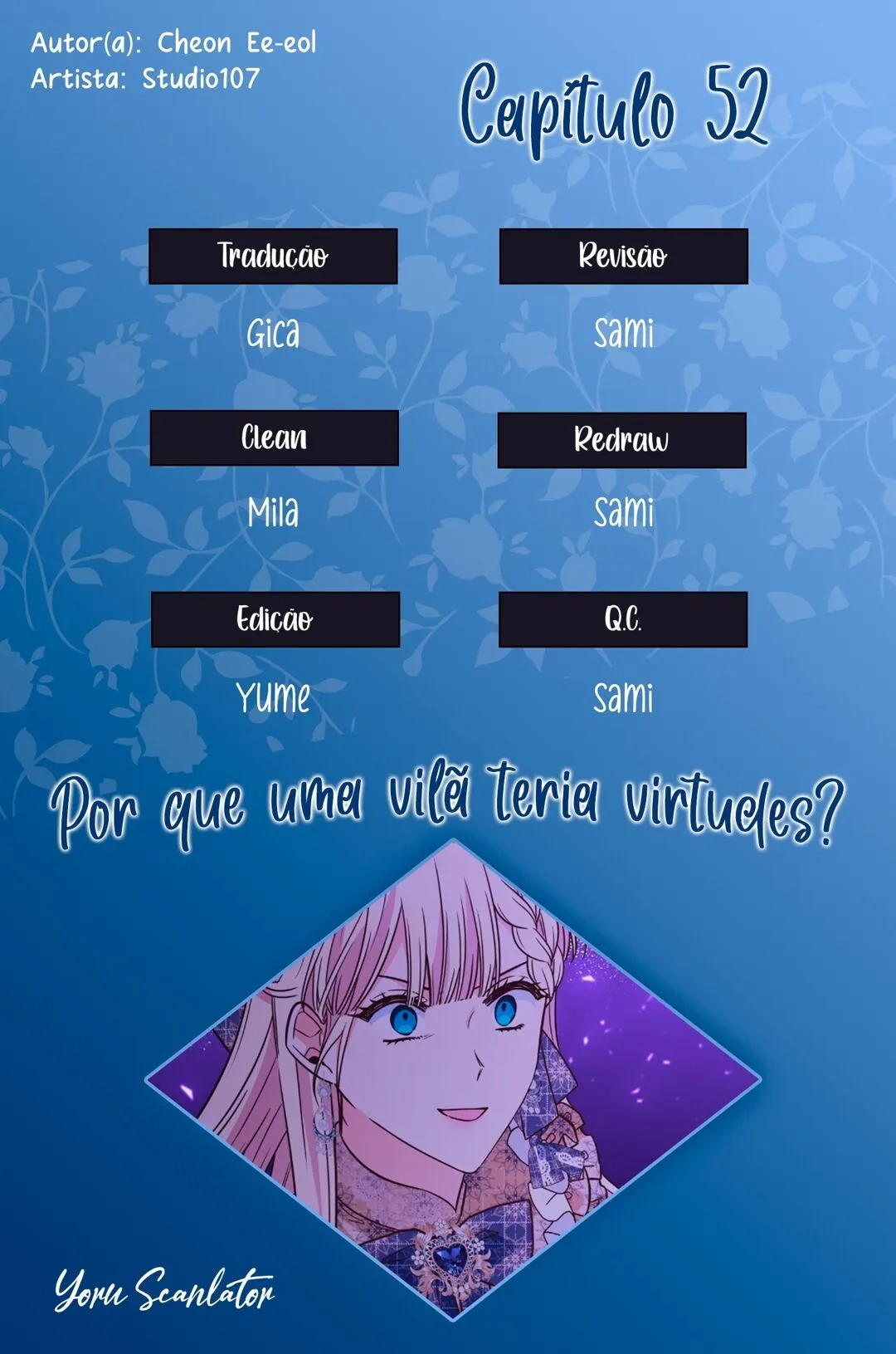 Por Que uma Vilã Teria Virtudes? Capítulo 52 Página 1