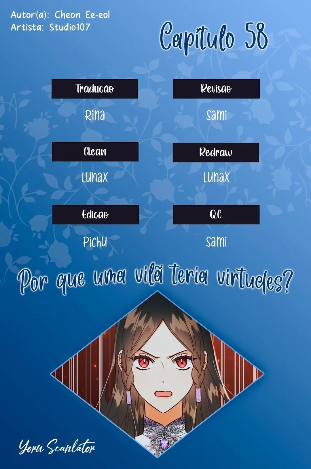 Por Que uma Vilã Teria Virtudes? Capítulo 58 Página 1