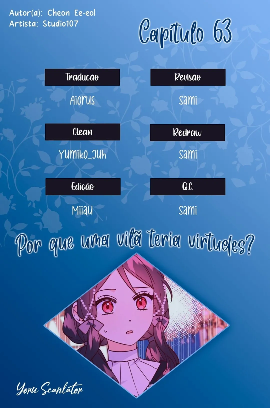 Por Que uma Vilã Teria Virtudes? Capítulo 63 Página 1